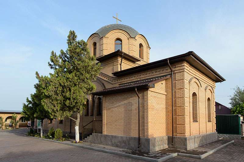 Храм в честь Казанской иконы Божией Матери в городе Арысь