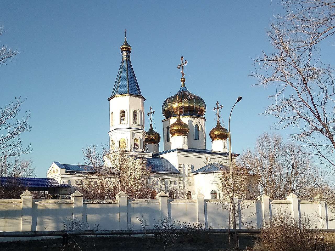 Храм во имя Георгия Победоносца в городе Байконур