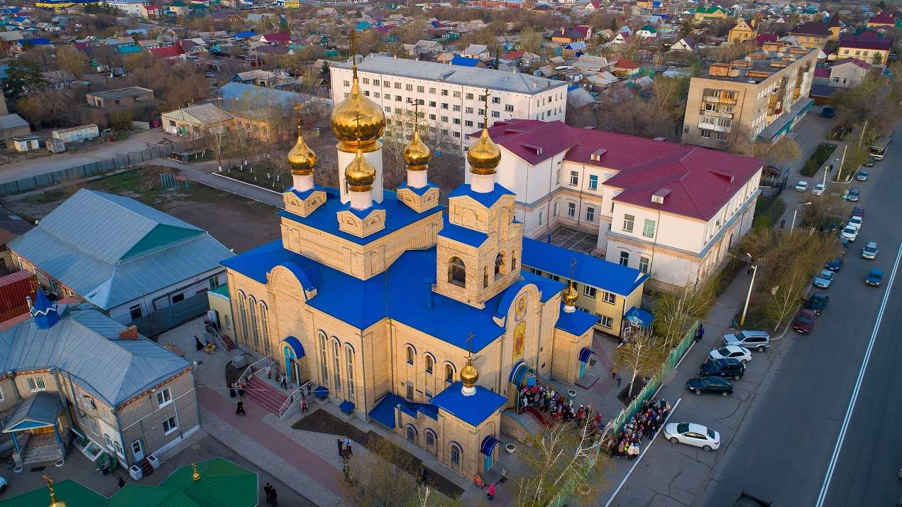 Константино-Еленинский собор в Костанае. Фото: Kst-eparhiya.kz